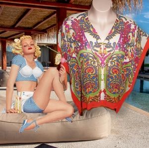 Talbot's Kimono Style Silk Blouse